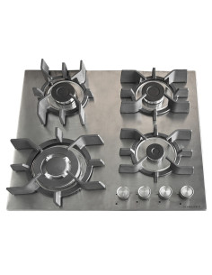 PLAQUE DE CUISSON SCHNEIDER A GAZ 4F 60CM INOX