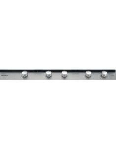 PLAQUE WHIRLPOOL 5 FEUX 90CM FONTE INOX 2