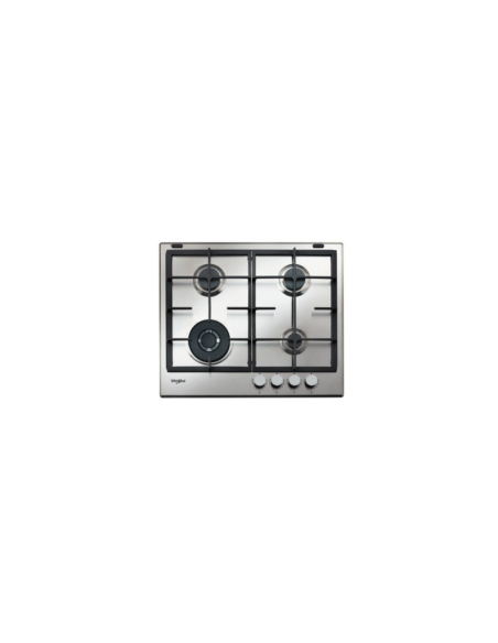 PLAQUE WHIRLPOOL 4 FEUX GRILLE EN FONTE AVEC FEUX RAPIDE INOX