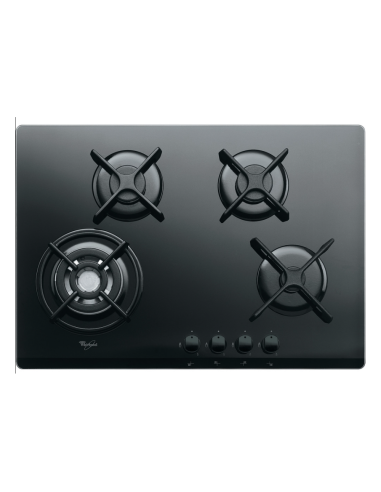 PLAQUE WHIRLPOOL 4F 70CM NOIR