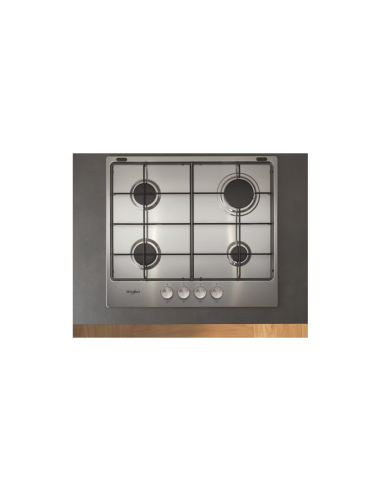 PLAQUE WHIRLPOOL 4 FEUX INOX