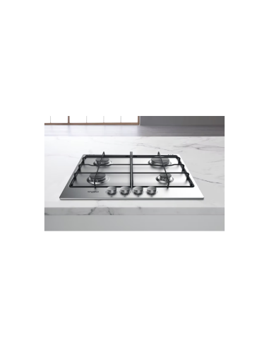 PLAQUE WHIRLPOOL 4 FEUX INOX