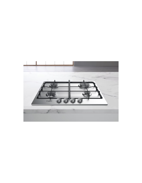 PLAQUE WHIRLPOOL 4 FEUX INOX