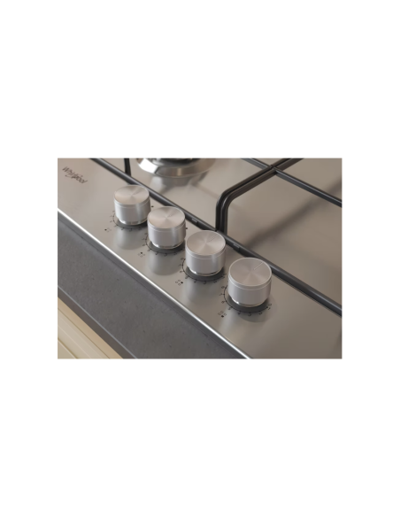 PLAQUE WHIRLPOOL 4 FEUX INOX