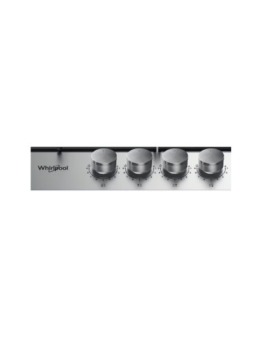 PLAQUE WHIRLPOOL 4 FEUX INOX