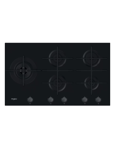 PLAQUE DE CUISSON GOWL928/NB 5 FEUX WHIRLPOOL
