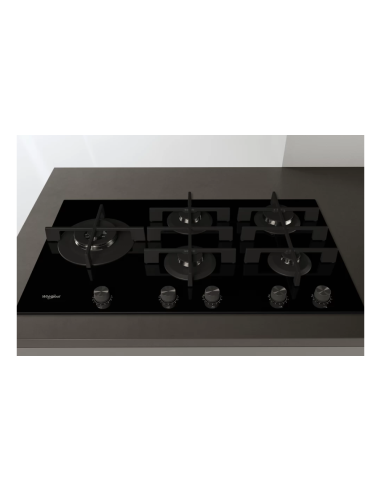 PLAQUE DE CUISSON GOWL928/NB 5 FEUX WHIRLPOOL