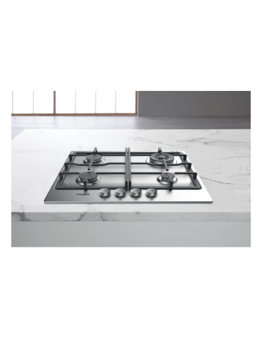 PLAQUE WHIRLPOOL 4 FEUX GRILLE EN FONTE INOX