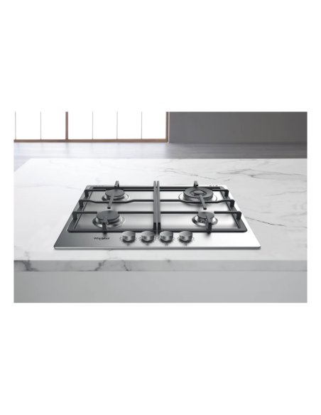 PLAQUE WHIRLPOOL 4 FEUX GRILLE EN FONTE INOX
