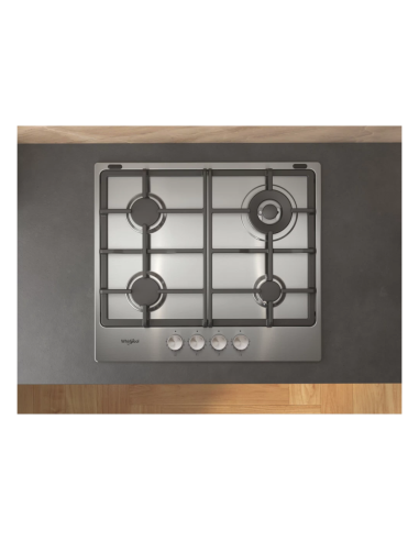 PLAQUE WHIRLPOOL 4 FEUX GRILLE EN FONTE INOX