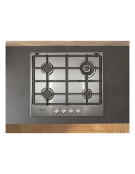 PLAQUE WHIRLPOOL 4 FEUX GRILLE EN FONTE INOX