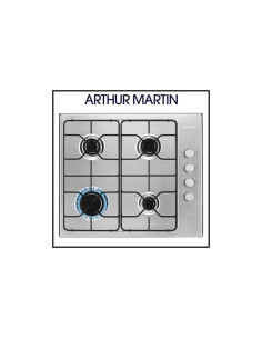 PLAQUE ARTHUR MARTIN 4 FEUX 60CM INOX
