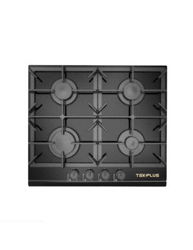 PLAQUE TEKPLUS 4 FEUX 60CM NOIR