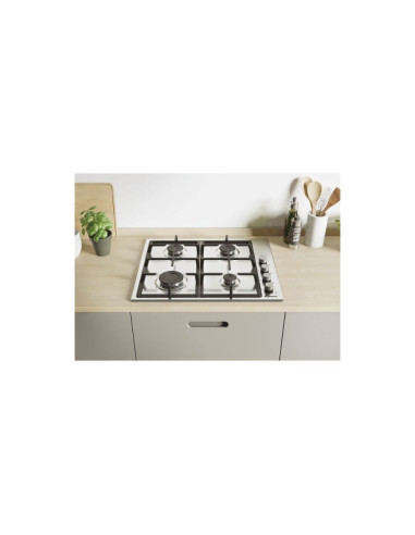 PLAQUE CANDY 60CM 4 FEUX GRILLES FONTE INOX