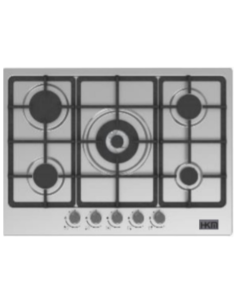 PLAQUE SCHNEIDER 5 FEUX 90CM EN FONTE AVEC VALVE DE SECURITE INOX