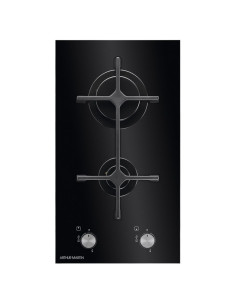 PLAQUE ARTHUR MARTIN DOMINO 2 FEUX NOIR