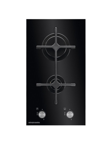 PLAQUE ARTHUR MARTIN DOMINO 2 FEUX NOIR
