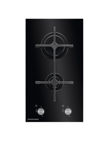 PLAQUE ARTHUR MARTIN DOMINO 2 FEUX NOIR