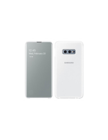 Etui Samsung Clear View Galaxy S10 E Blanc