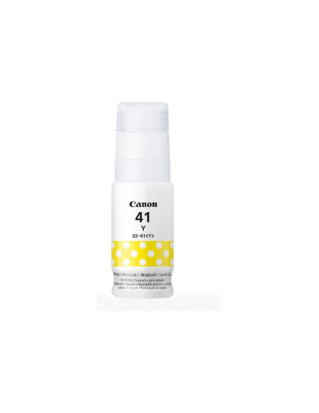 BOUTEILLE D ENCRE CANON PIXMA GI-41 JAUNE