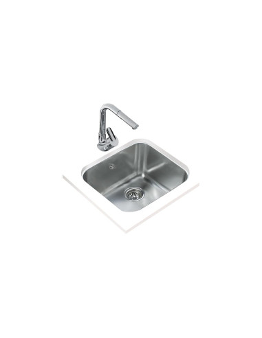 EVIER TEKA BE 45 40 INOX SOUS PLAN UN BAC