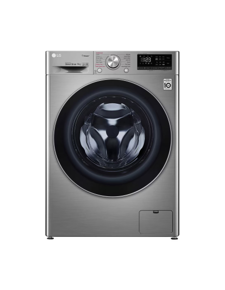 MAL LG 9KG TURBO WASH F4V5VYP2T SILVER