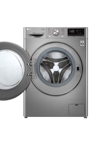 MAL LG 9KG TURBO WASH F4V5VYP2T SILVER